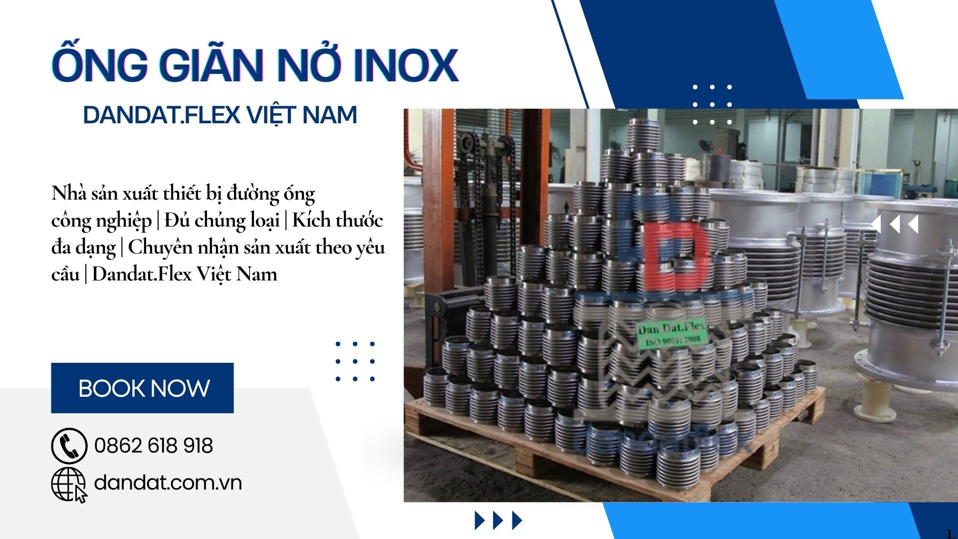 Khớp nối giãn nở inox, khớp nối co giãn nhiệt, mối nối mềm inox