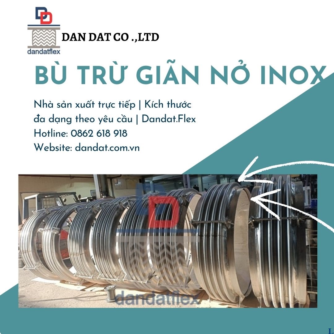 Khớp nối giãn nở inox, ống giản nở nhiệt, khớp giãn nở inox