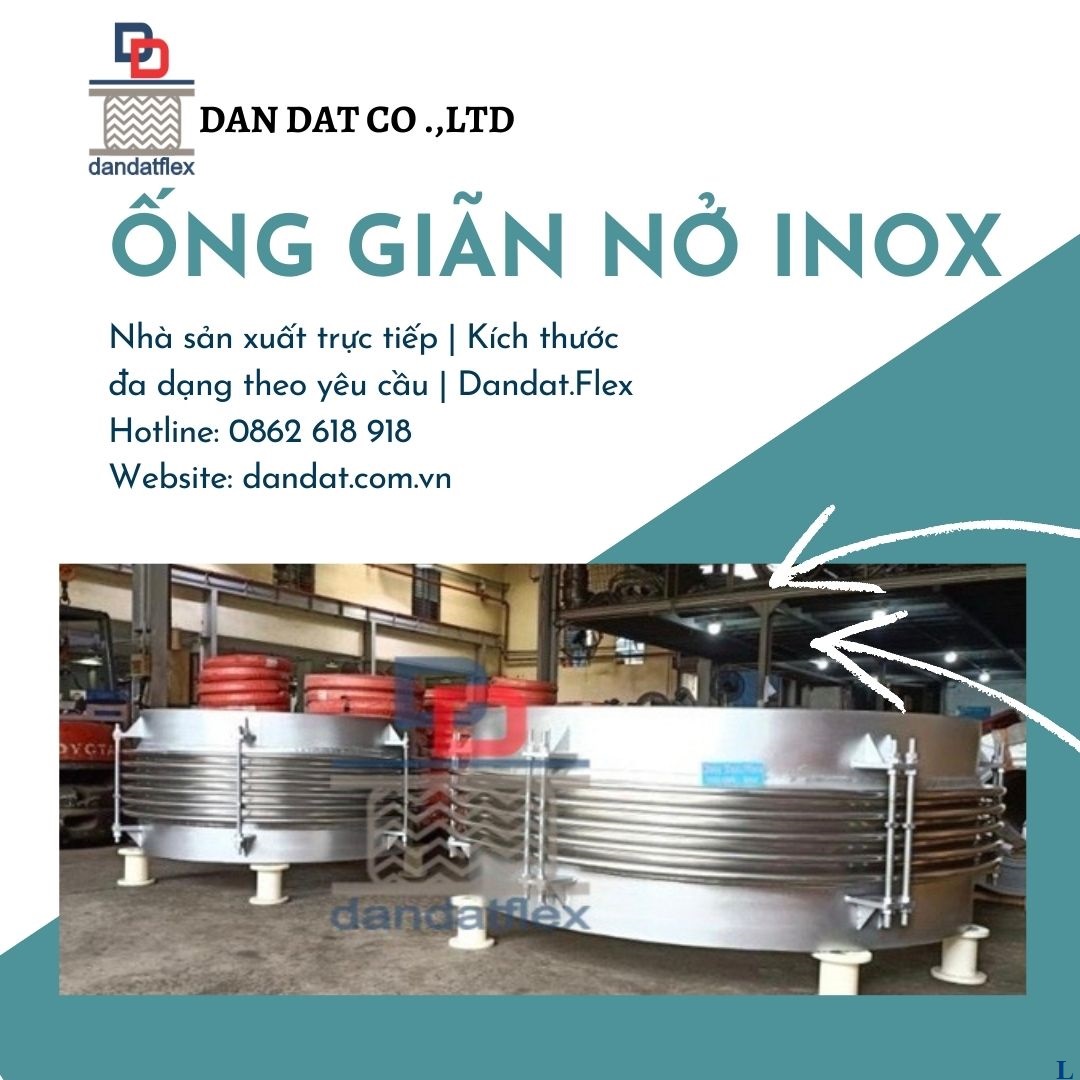 Khớp nối giãn nở inox, ống giản nở nhiệt, khớp giãn nở inox