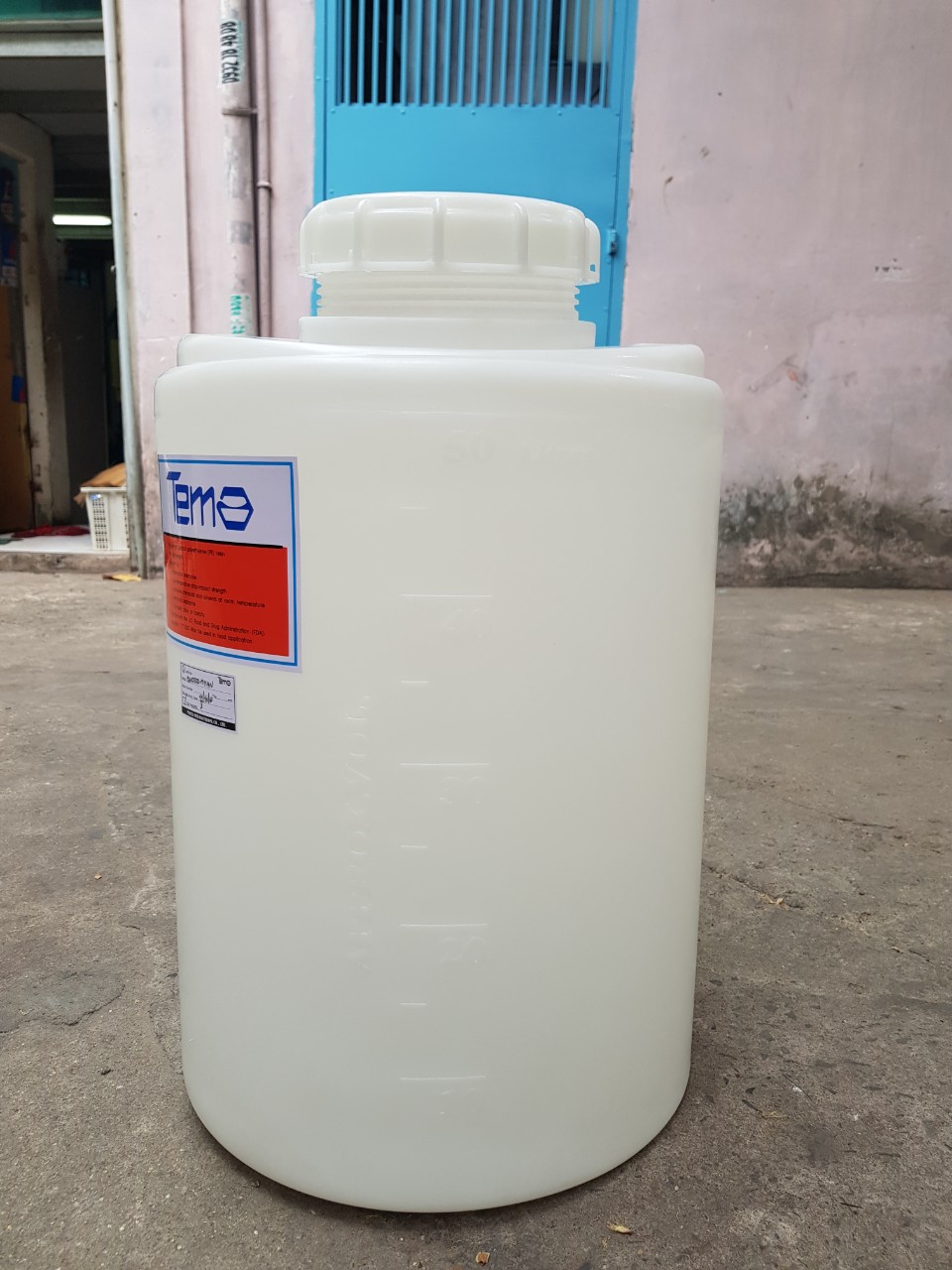 bồn nhựa PE 50l chứa háo chất hãng pakco thái lan