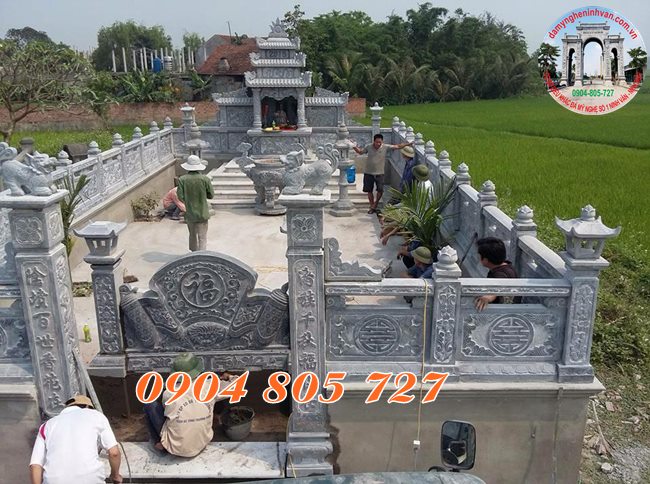 Thiết kế lắp đặt lăng mộ đá ở tỉnh Sơn La