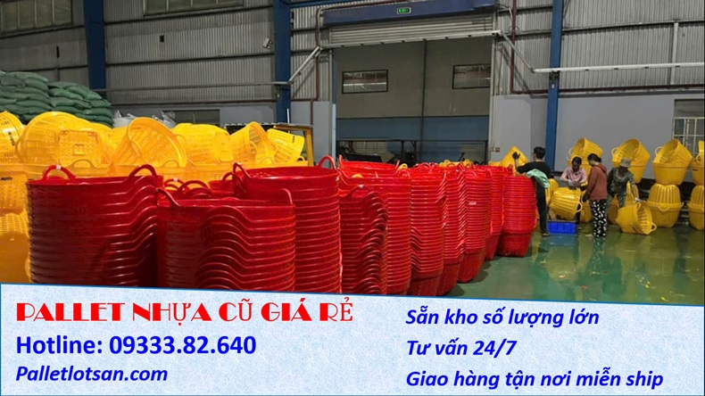 Pallet nhựa cũ giá rẻ Thanh Phát 09333.82.640