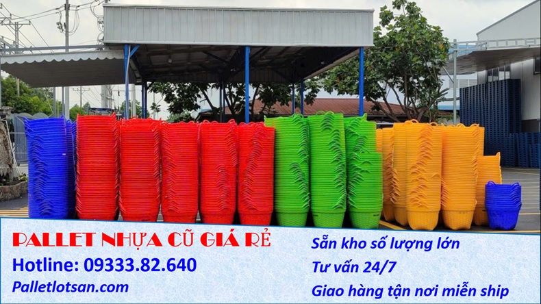 Pallet nhựa cũ giá rẻ Thanh Phát 09333.82.640