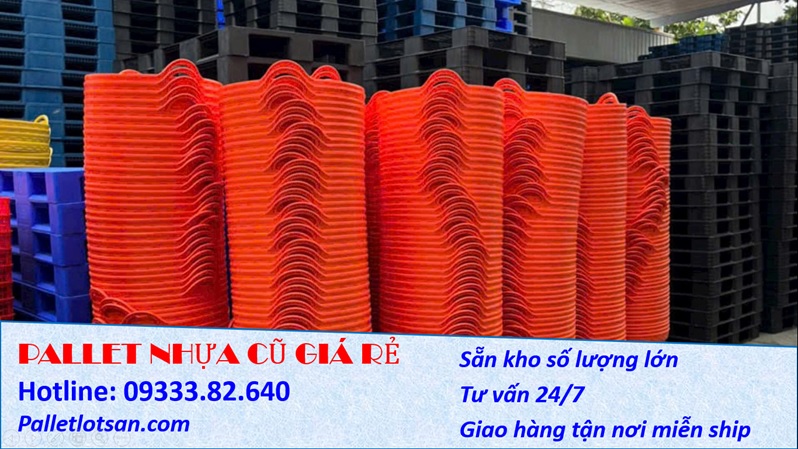 Pallet nhựa cũ giá rẻ Thanh Phát 09333.82.640