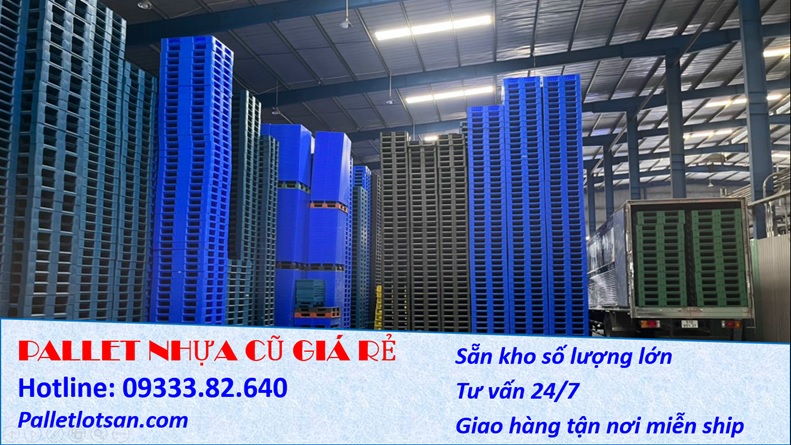 Pallet nhựa cũ giá rẻ Thanh Phát 09333.82.640