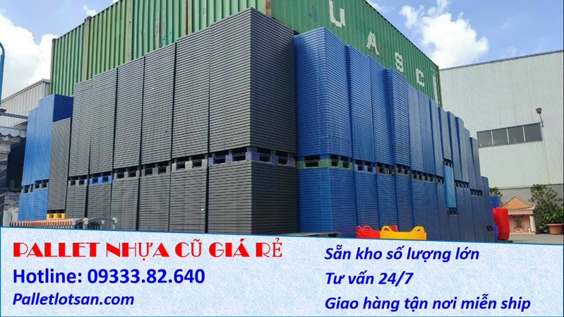 Pallet nhựa cũ giá rẻ Thanh Phát 09333.82.640