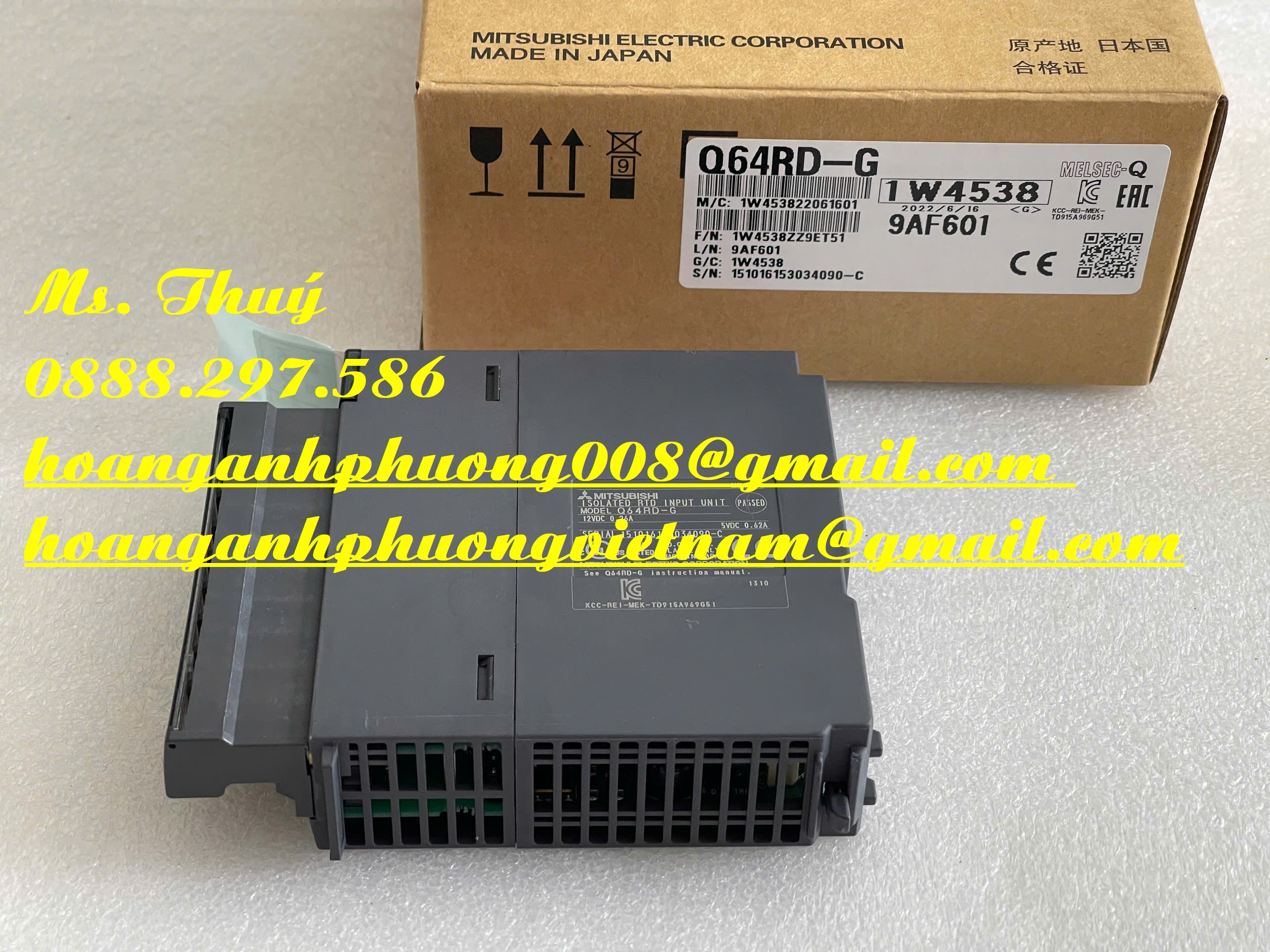 Module I/O Mitsubishi Q64RD-G - Chuyên hàng nhập khẩu Japan