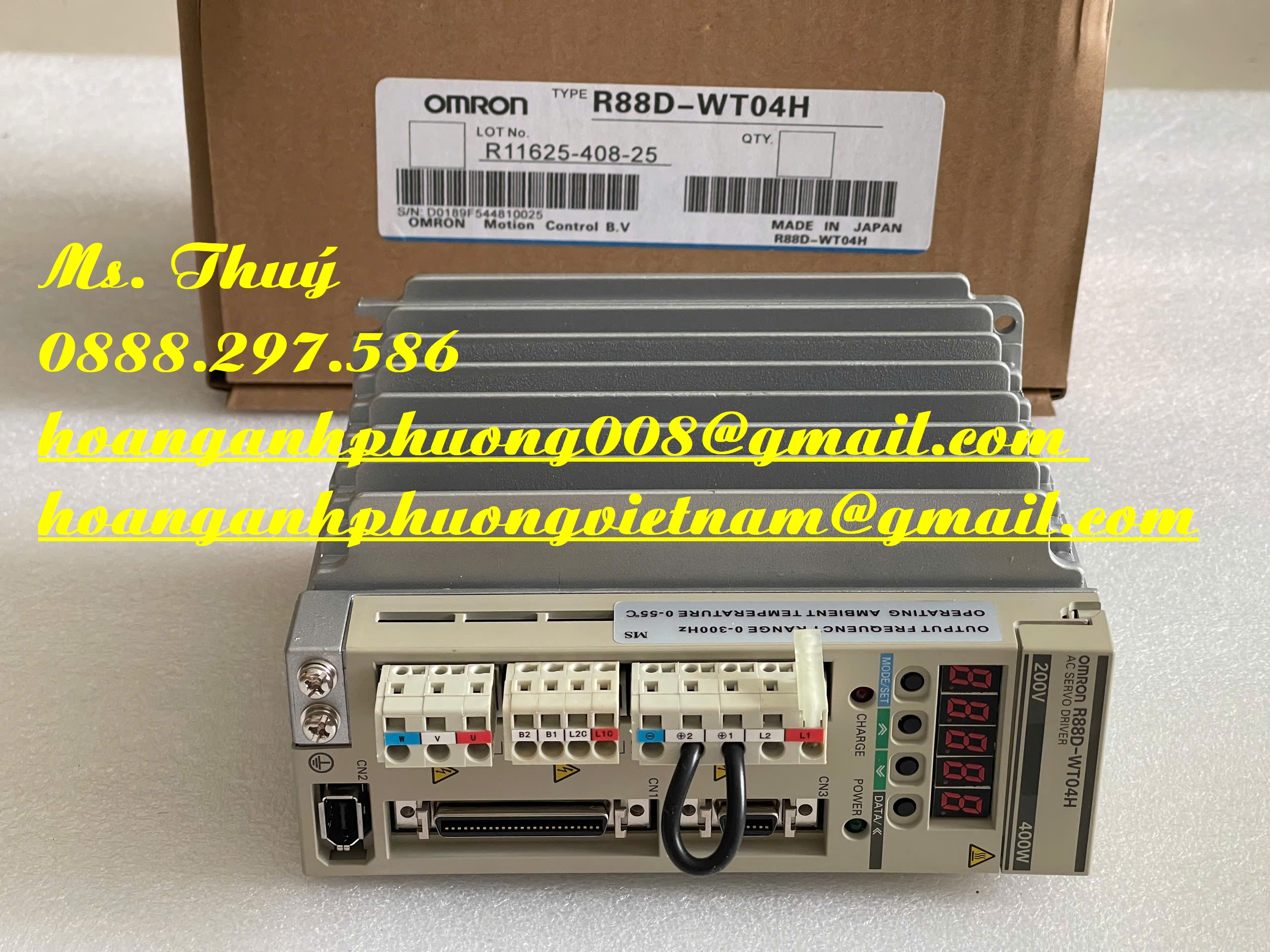 Omron R88D-WT04H - Bộ điều khiển - Hàng nhập giá tốt