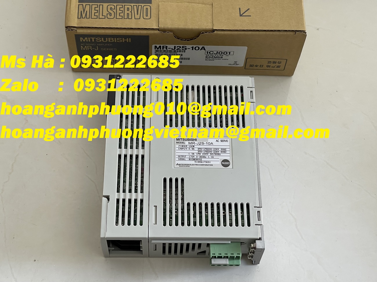 MR-J2S-10A mitsubishi - bộ servo nhập - bộ điều khiển