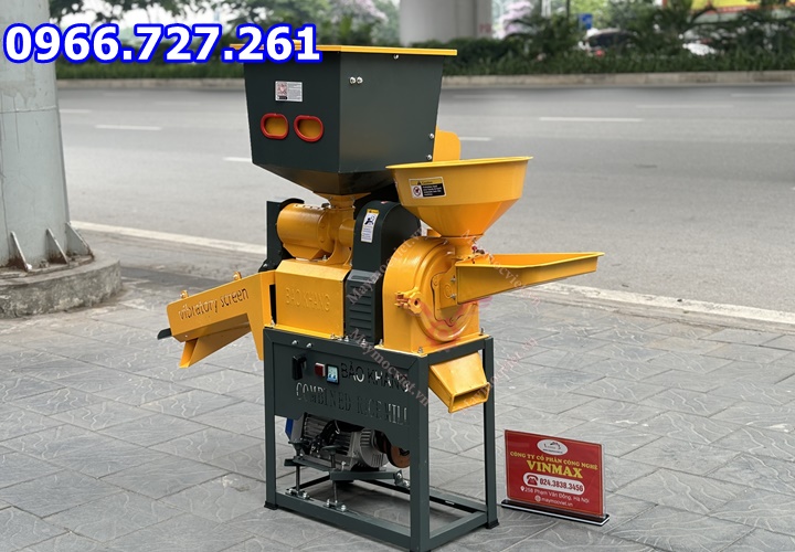 Máy xát gạo hộp 4 chức năng có bầu gió ra cám Turbro TBX888