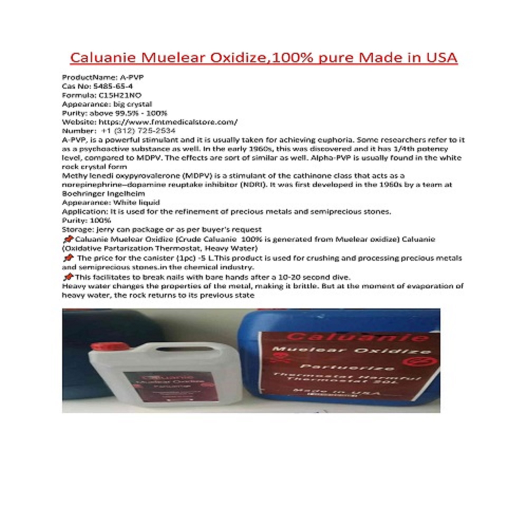 Mua Caluanie Muelear Oxidize 5L 100 trực tuyến một c&aacutech an to&agraven