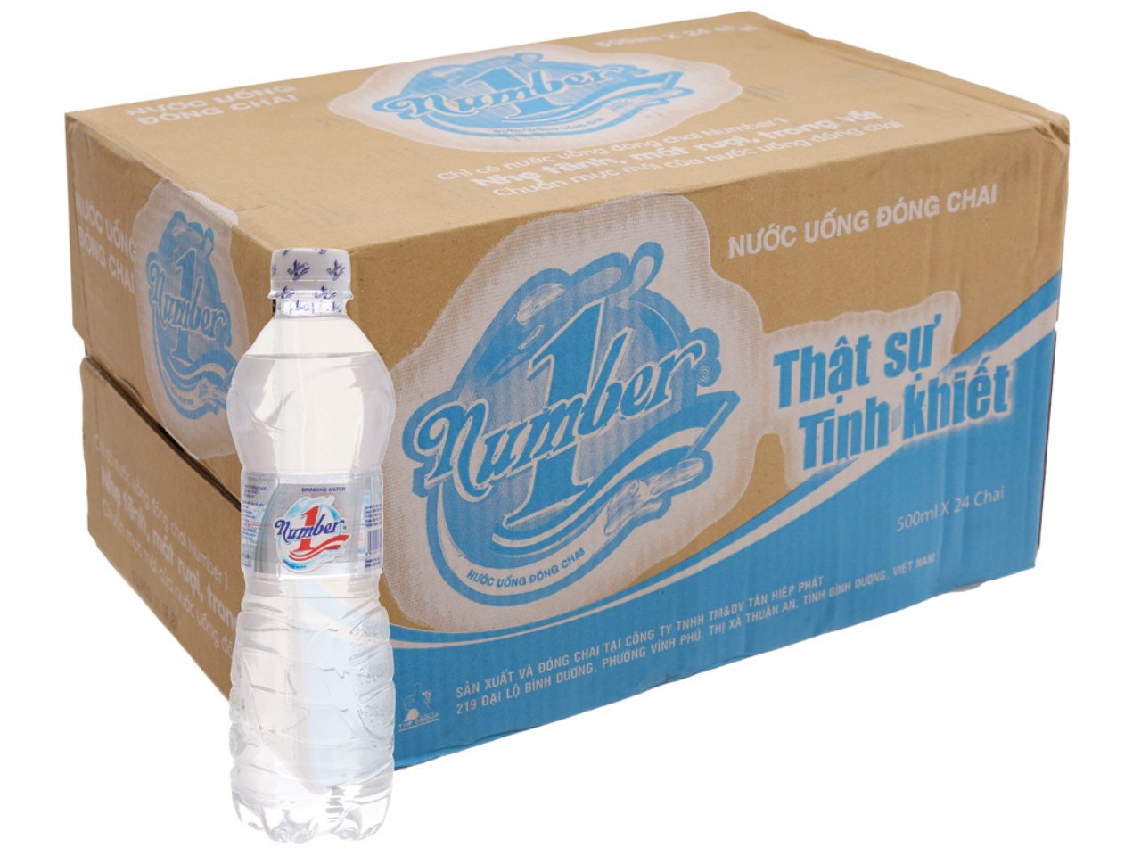 Phân phối nước tinh khiết Number One 500ml giá tốt tại Bà Rịa Vũng Tàu