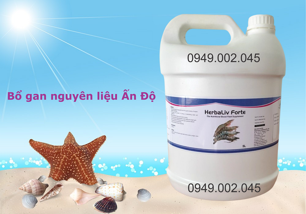 Herbaliv Forte - Bổ gan dạng nước cho thủy sản