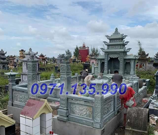 Mẫu lăng mộ đá xanh đẹp bán TP HCM Lâm đồng sài gòn lăng thờ đá đẹp