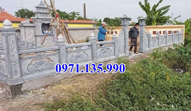 Mẫu khuôn viên lăng mộ bằng đá đẹp bán tại Bình Định - mộ đá đẹp