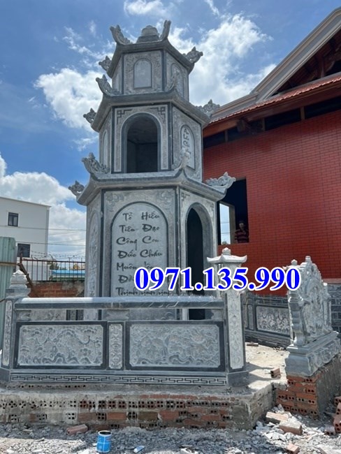 Mộ tháp đá - Mẫu mộ tháp bằng đá đơn giản đẹp bán tại Khánh Hoà
