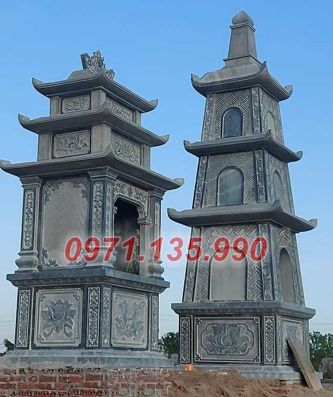Mộ tháp đá - Mẫu mô tháp bằng đá đơn giản đẹp bán tại Hà Tĩnh 30