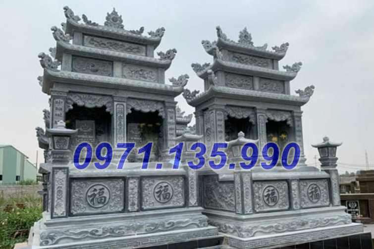 Mộ đá đôi - Mẫu mộ đôi bằng đá tự nhiên đẹp bán tại Tây Ninh 81