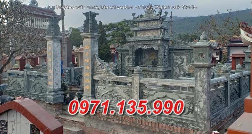 Lăng mộ đá - Mẫu lăng mộ bằng đá đơn giản đẹp bán tại Kiên Giang