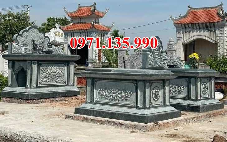 Mộ đá - Mẫu mộ bằng đá xanh cẩm thạch đẹp bán tại Bình Thuận