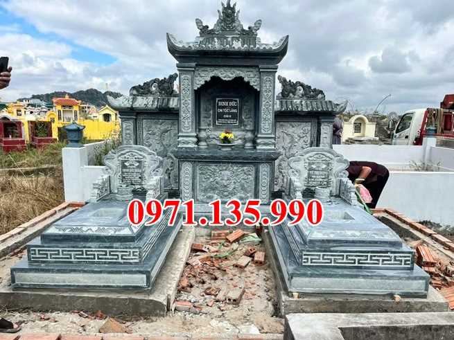 Mộ đá - Mẫu mộ bằng đá xanh cẩm thạch đẹp bán tại Bình Thuận