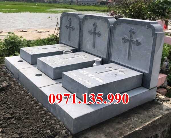 Mộ đá gia đình - Mẫu mộ dòng họ bằng đá đẹp bán Khánh Hoà
