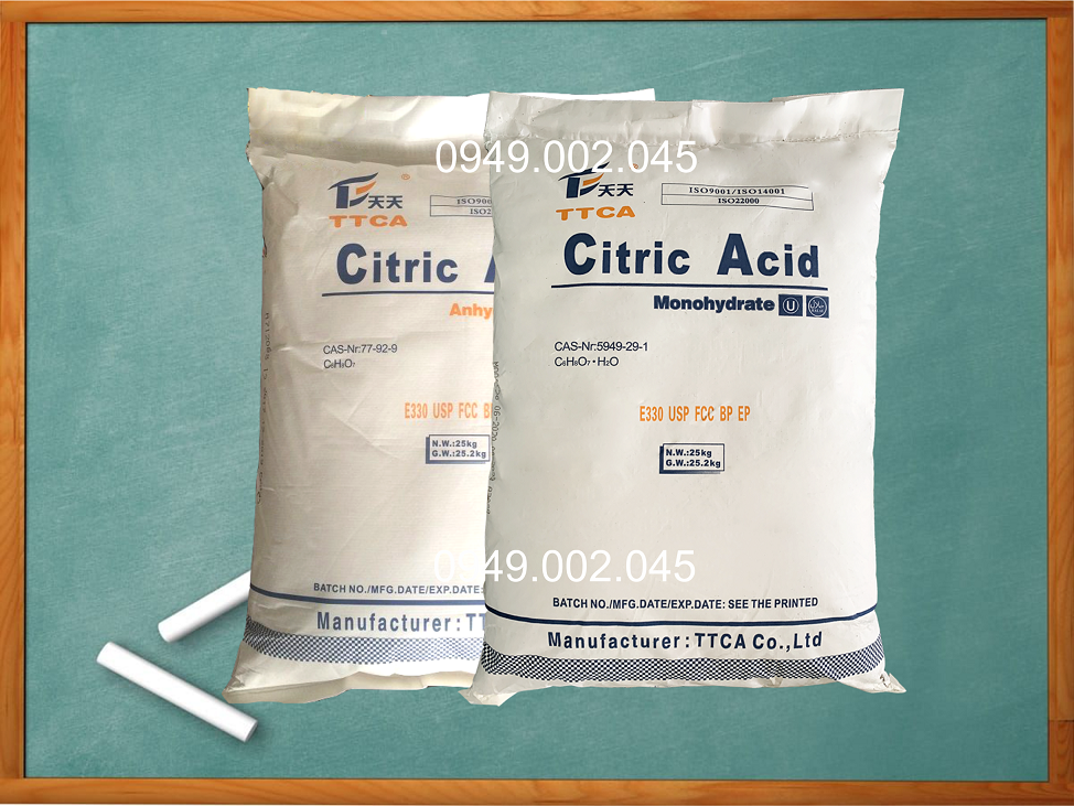 Acid citric giúp điều chỉnh pH nước ao nuôi