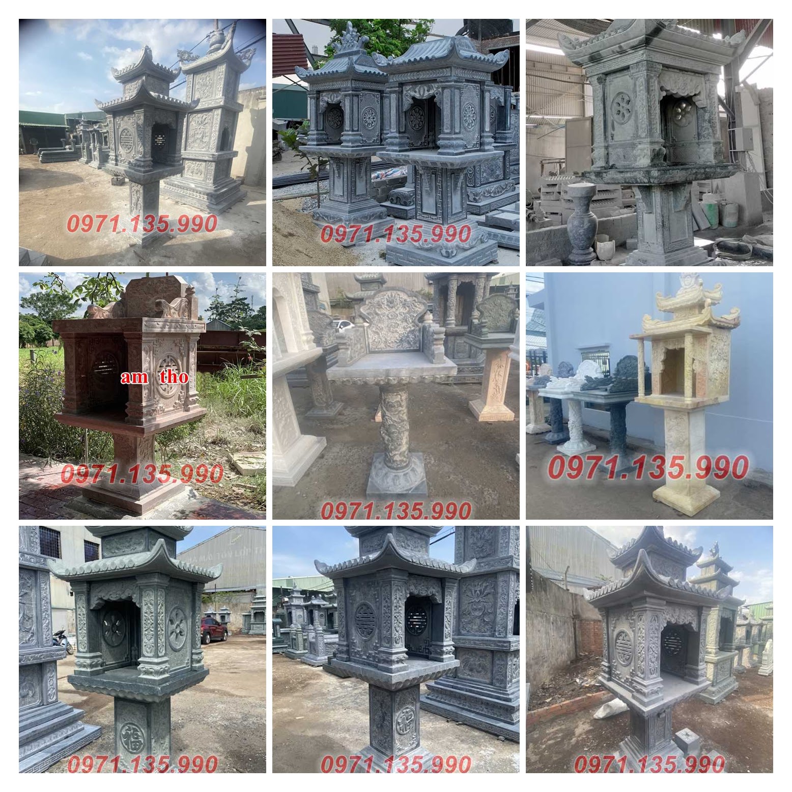 14 Bán mẫu bàn thờ thiên thờ thần linh bằng đá đẹp tại Quảng Ninh
