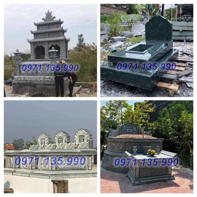 Nhà mồ đá đẹp - Mẫu nhà mồ bằng đá xanh đẹp bán Bình Thuận