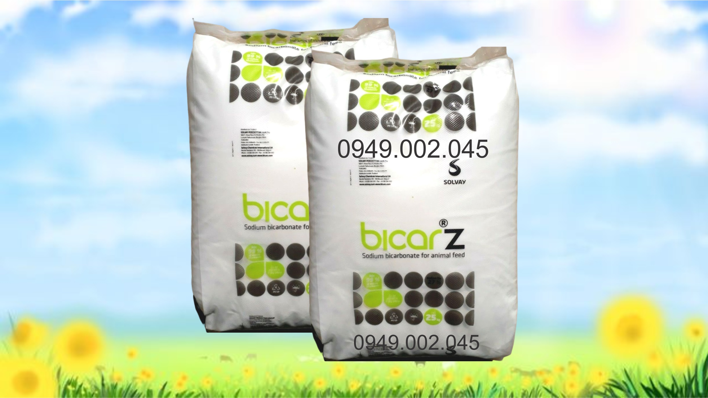 Sodium Bicarbonate - Bicar TQ, Bicar Z giúp nâng kiềm ao nuôi
