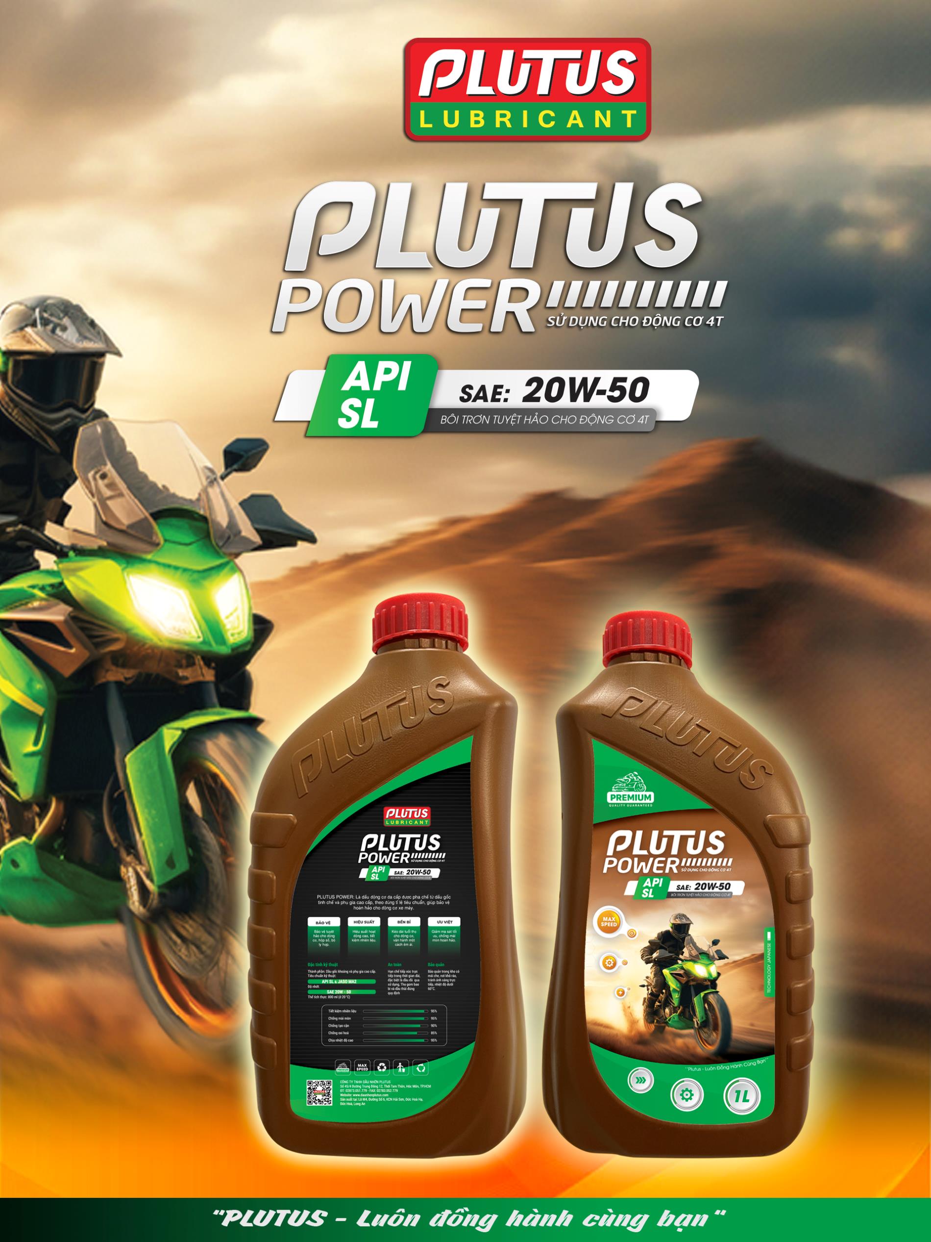 Lựa chọn dầu nhớt xe máy Plutus cho chiếc xe máy của bạn