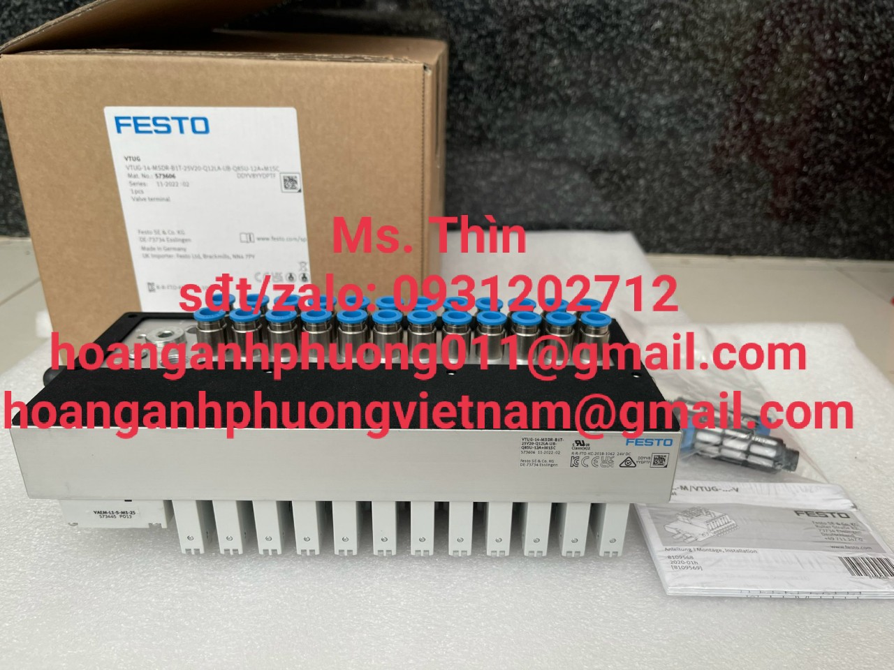 Festo VTUG-14-MSDR-B1T-25V20-Q12LA-UB-Q8SU-12A+M1SC