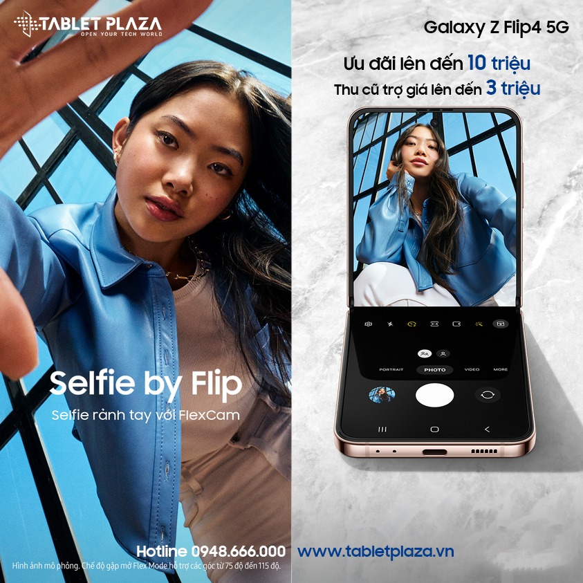 Samsung Galaxy Zflip4 - Siêu phẩm selfie!!!