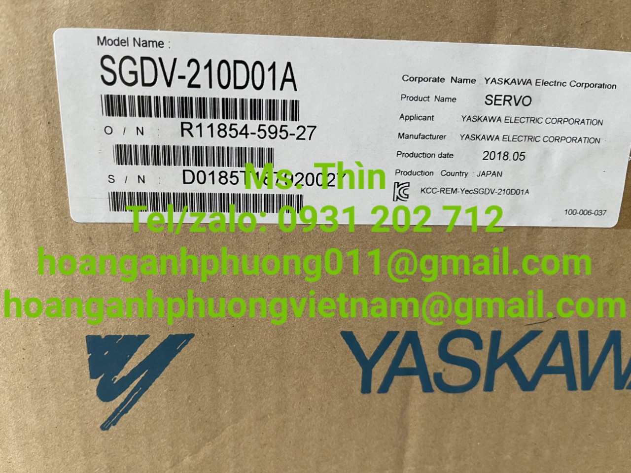 SGDV-210D01A  bộ điều khiển  Yaskawa  hàng nhập khẩu  new 100%