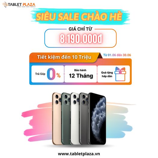 Săn sale táo rẻ iphone 11 pro  like new tại tablet Plaza Bến cát