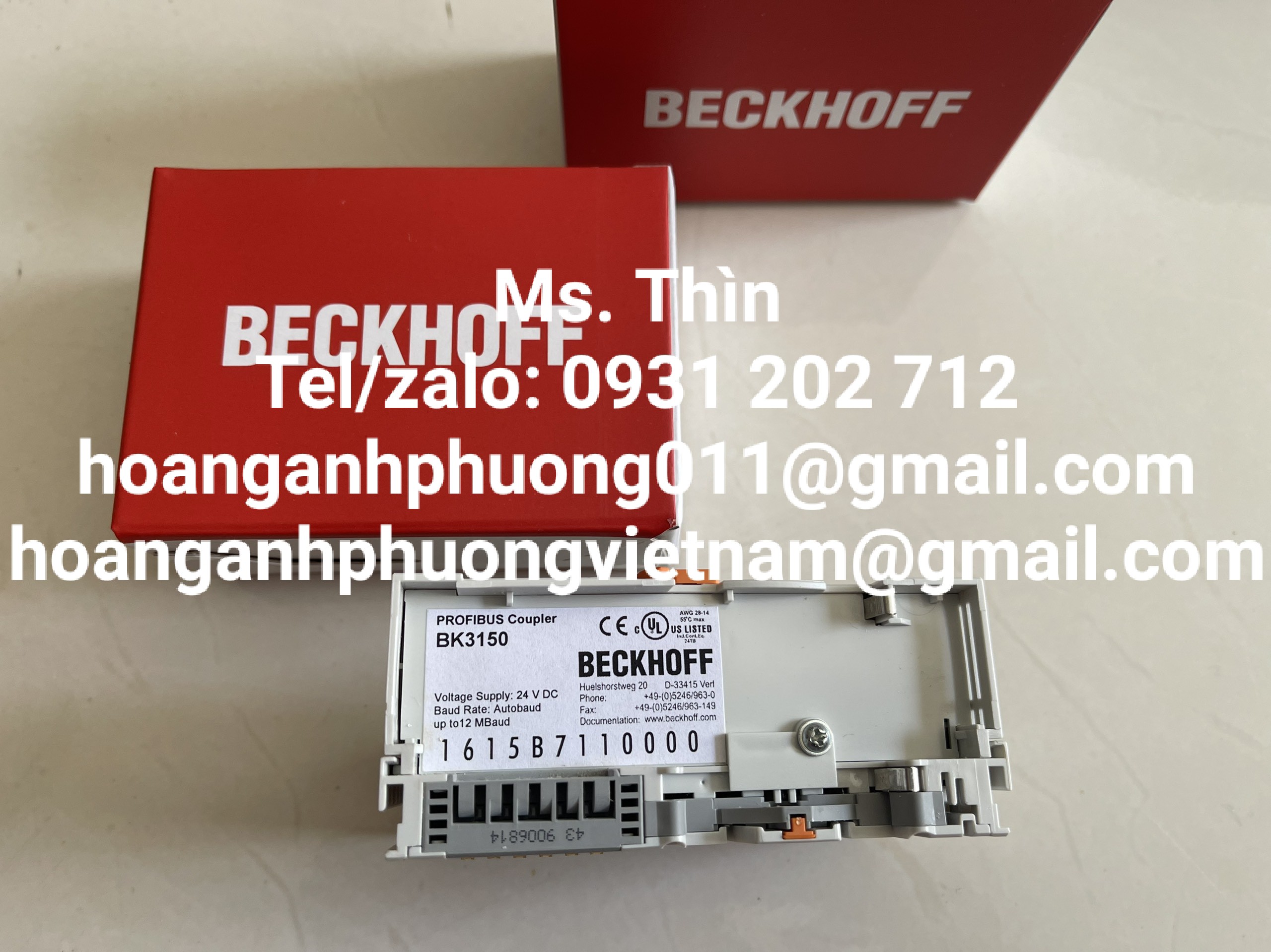 Module BK3150  Beckhoff  hàng nhập khẩu giá tốt  new 100%