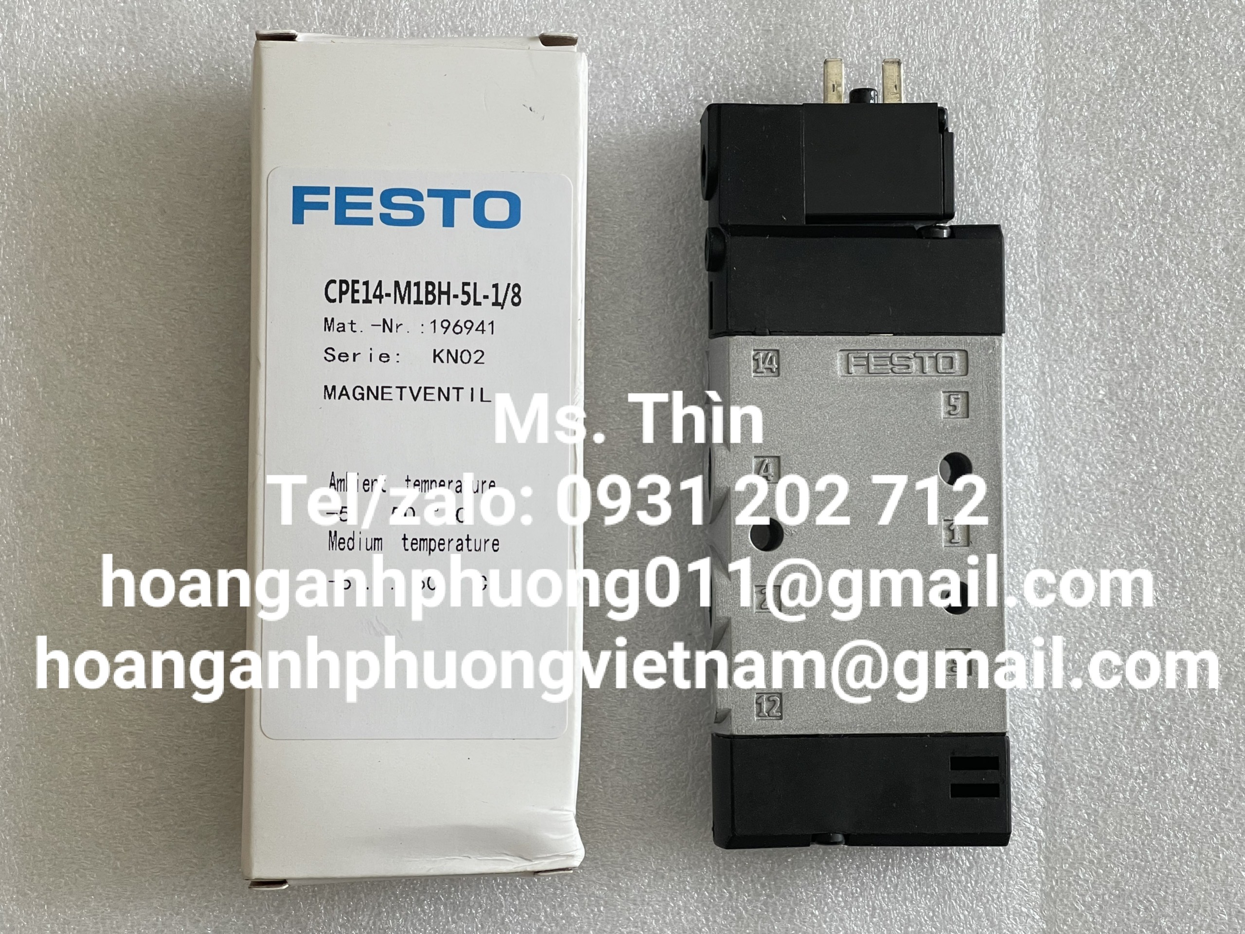 Van điện từ Festo  CPE14-M1BH-5L-1/8  giá tốt  new 100%