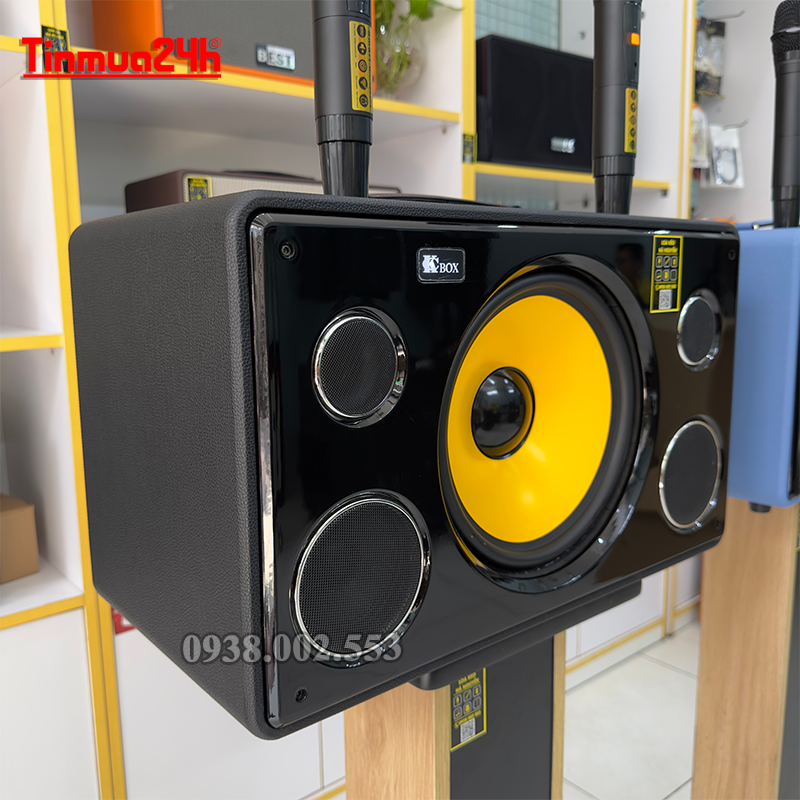Loa Karaoke KCBOX S9 - Mẫu xách tay Pin Siêu Trâu