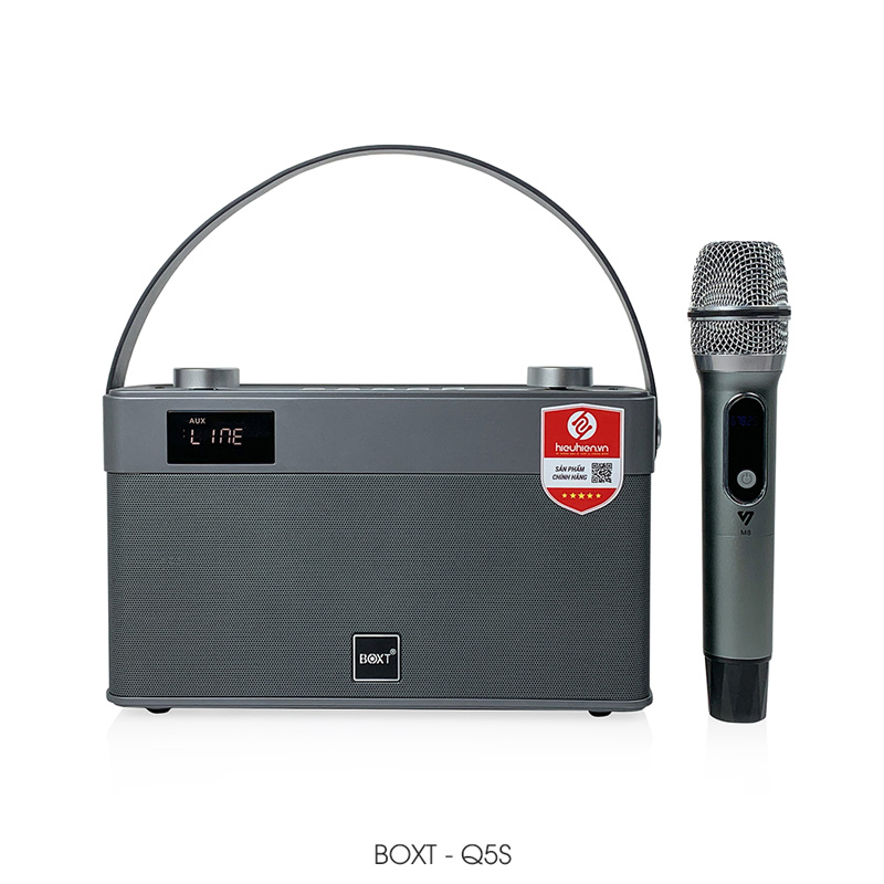 Loa Boxt Q5S - Loa karaoke mini (40W) 1 Micro