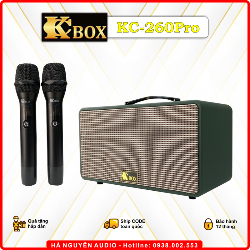 Loa Karaoke KCBOX KC 260 Pro  Nâng Cấp Tiện Ích Hơn 2023