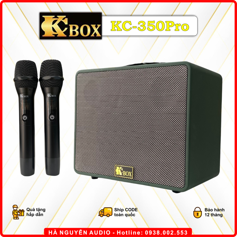 Loa Di Động KCBOX 350 Pro - Bản Nâng Cấp Đáng Giá 2023