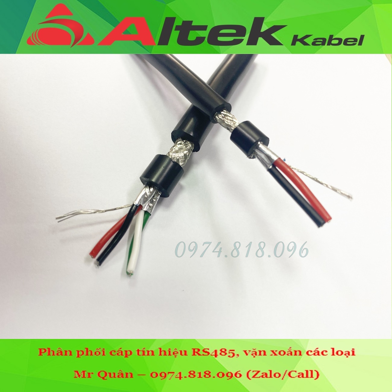Cáp truyền tín hiệu chống nhiễu RS485 Altek Kabel