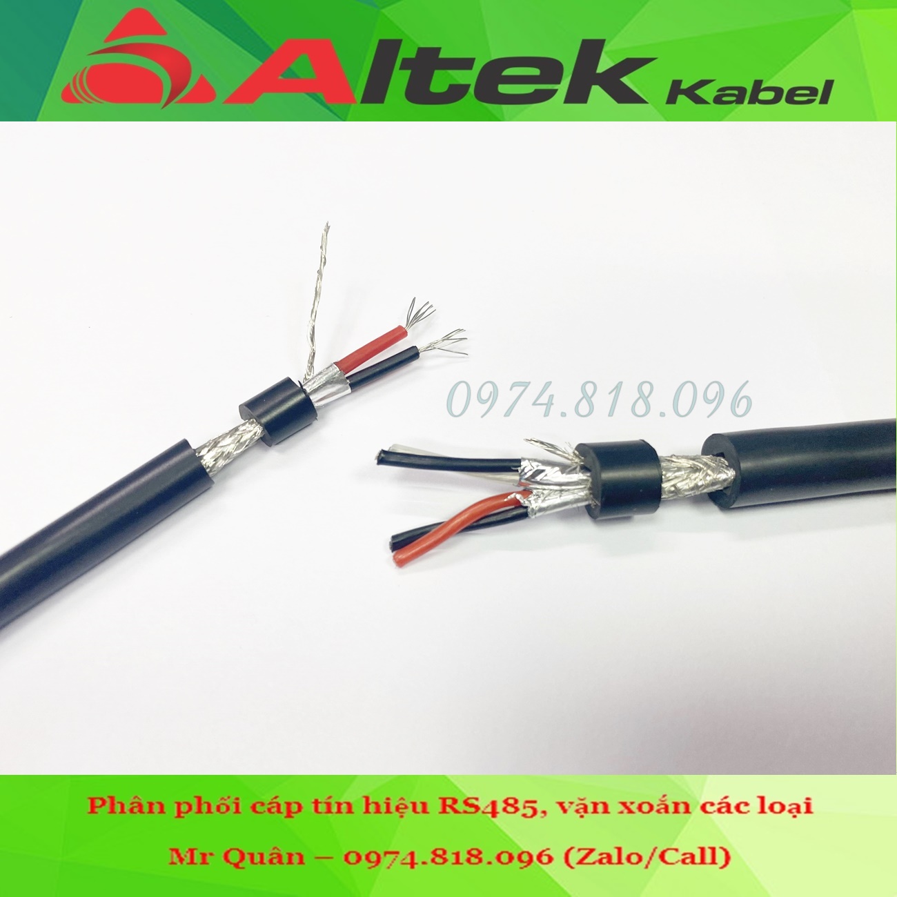 Cáp truyền tín hiệu chống nhiễu RS485 Altek Kabel