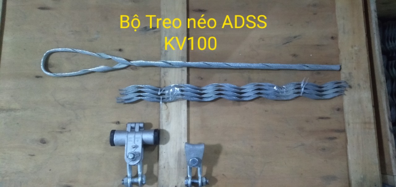 Bộ củ treo,củ néo,dây néo,dây lót ADSS KV100 và KV200 phụ kiện quang