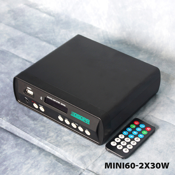Mini60 âm ly Bluetooth & USB công suất 2x30W