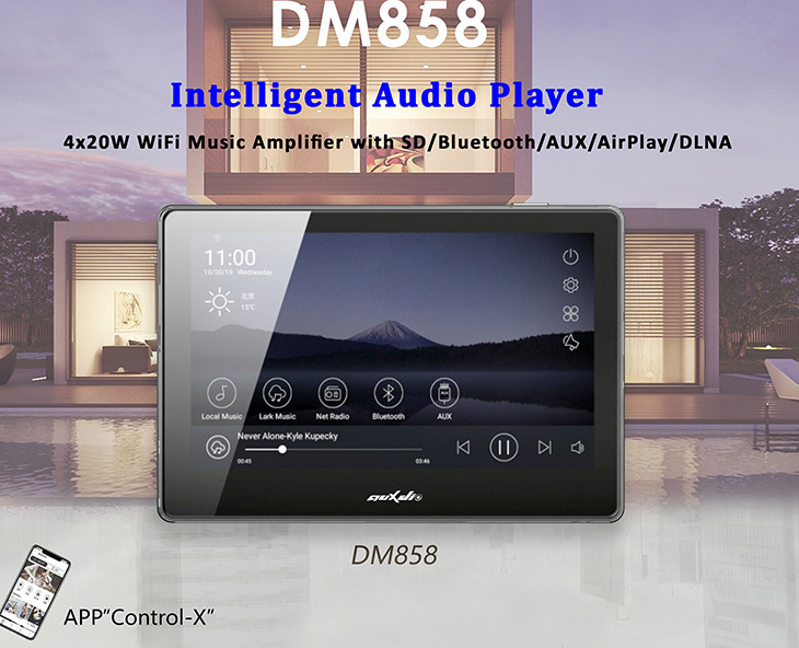 Amply màn hình cảm ứng thông minh AUXDIO DM858 DSPPA