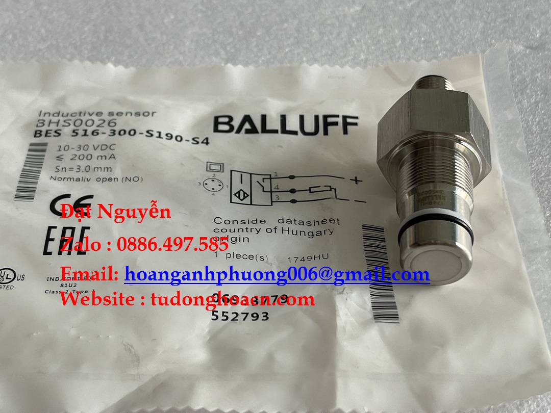 BHS0026 Balluff bộ cảm biến PNP nhà cung cấp HAP