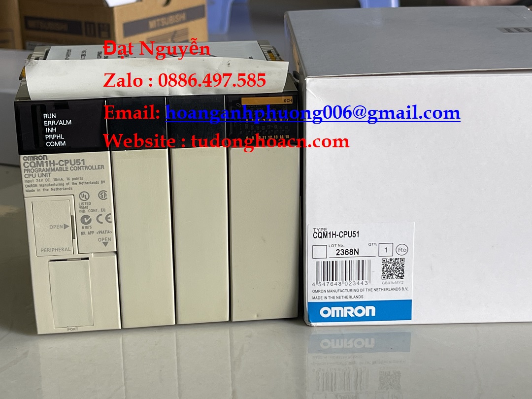 CQM1H-CPU51 bộ lập trình PLC lý tưởng cho hệ thống tự động hóa