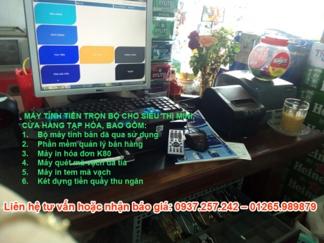 Máy tính tiền giá rẻ cho siêu thị mini tại Tuyên Quang, Lào Cai, Điện Biên
