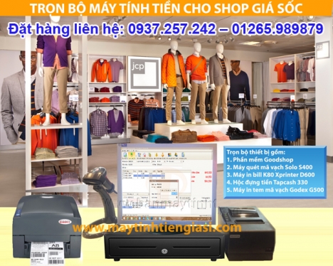 Máy tính tiền giá rẻ cho siêu thị, cửa hàng bách hóa, shop thời trang tại Tuyên Quang, Lào Cai, Điện